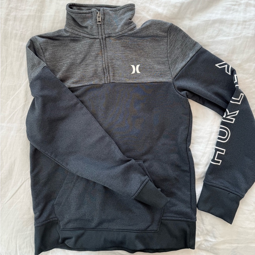 Boys Hurley Quarter Zip Nike Dri-fit size Large
